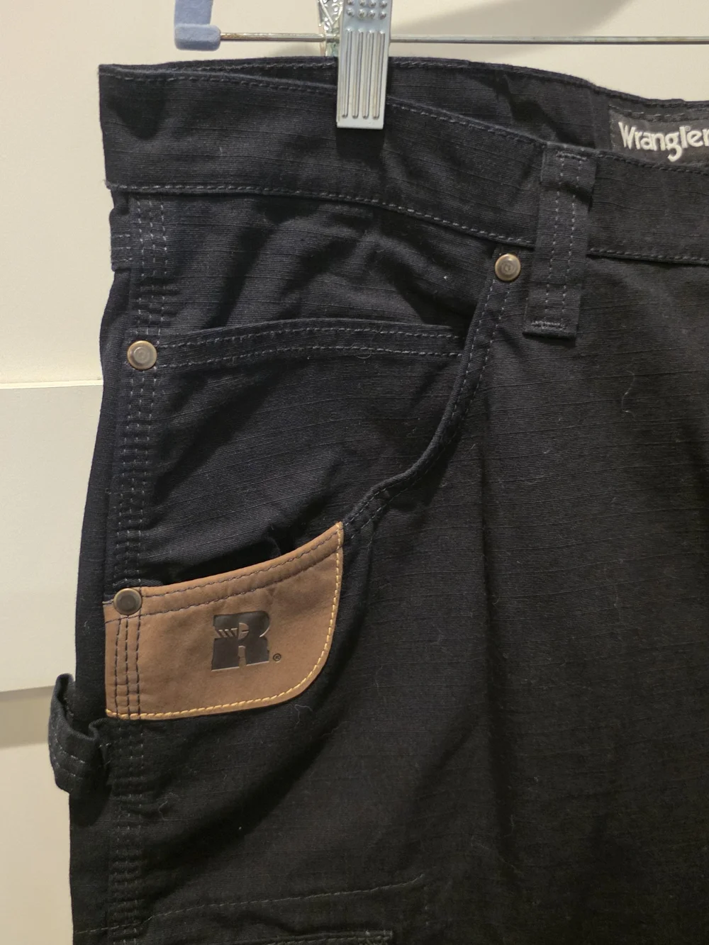 Wrangler Riggs Workwear Men's Ripstop Ranger Cargo Pants Black Size 36x30
